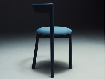 APRIL - Solid wood chair with integrated cushion by La Manufacture - view 2